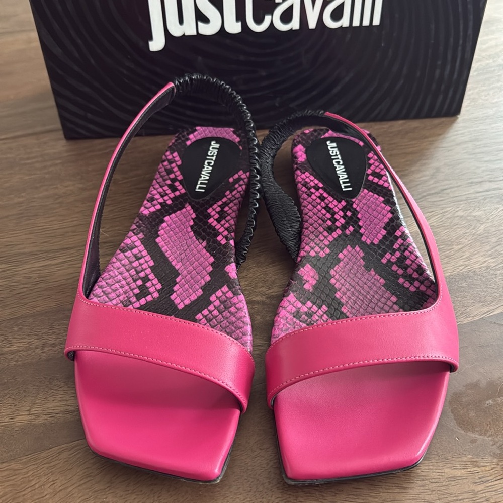 Sandals by JustCavalli, size - US9/39, color - fuchsia